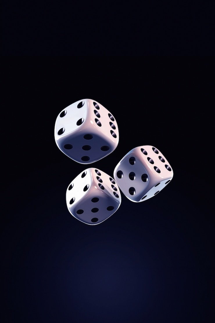 Live dealer rolling dice